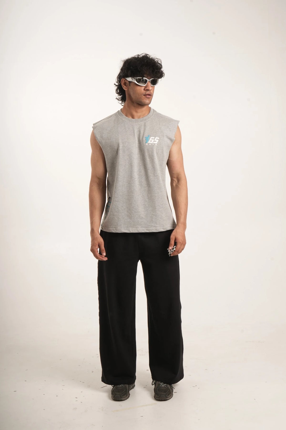NOT DONE YET | COTTON OVERSIZED TANK | GREY