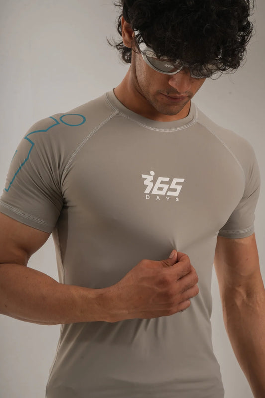 SECOND SKIN | COMPRESSION T-SHIRT | GREY
