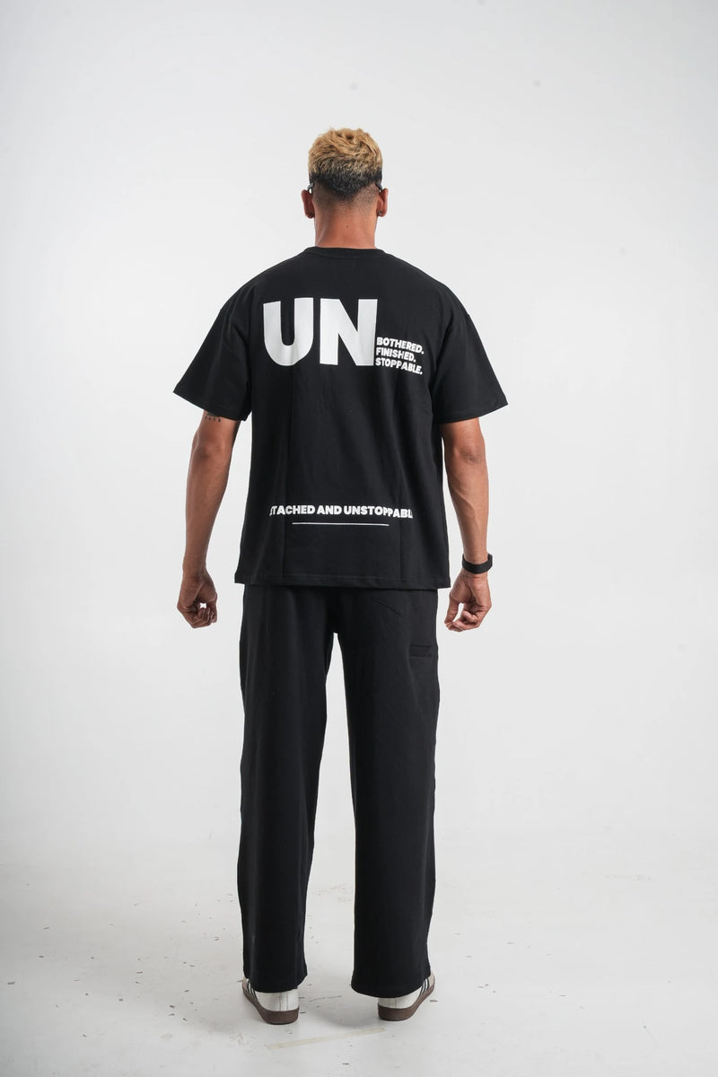 UN | OVERSIZED COTTON T-SHIRT | BLACK