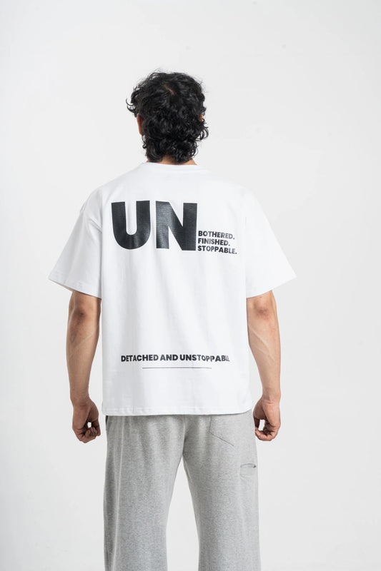 UN | OVERSIZED COTTON T-SHIRT | WHITE